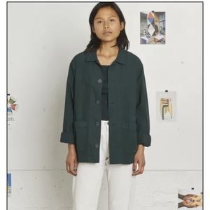 Entireworld forest green chore jacket NWT
